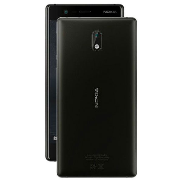 nokia 3 back black matte