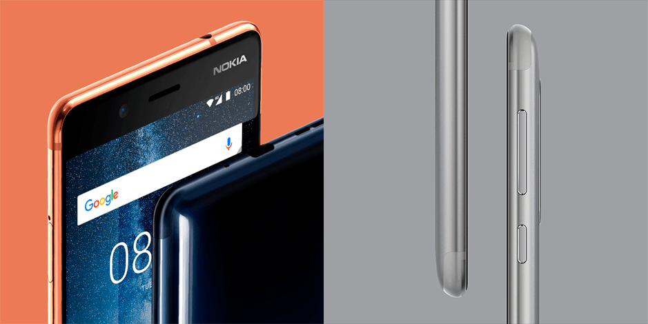 nokia 8 diseño